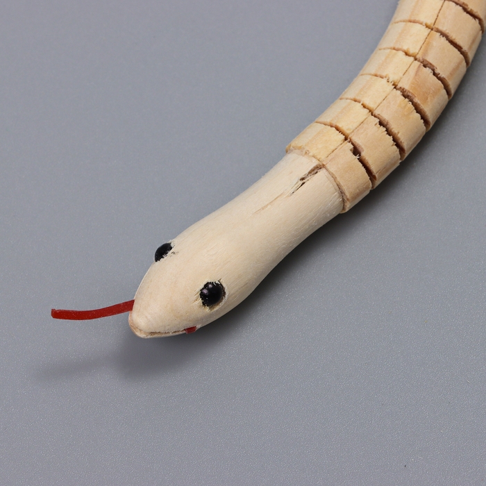 Новый год! Деревянная игрушка «Змея», 30 × 1,6 × 1,6 см