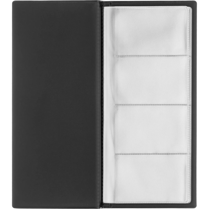 Визитница настольная на 96 визиток Attache 2350И, ПВХ, черный, Россия