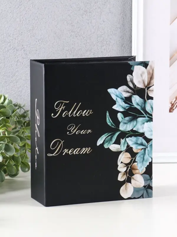 Фотоальбом "Нежность" 304ф 10X15см, ПП карм., 2ф на стр, черные страницы