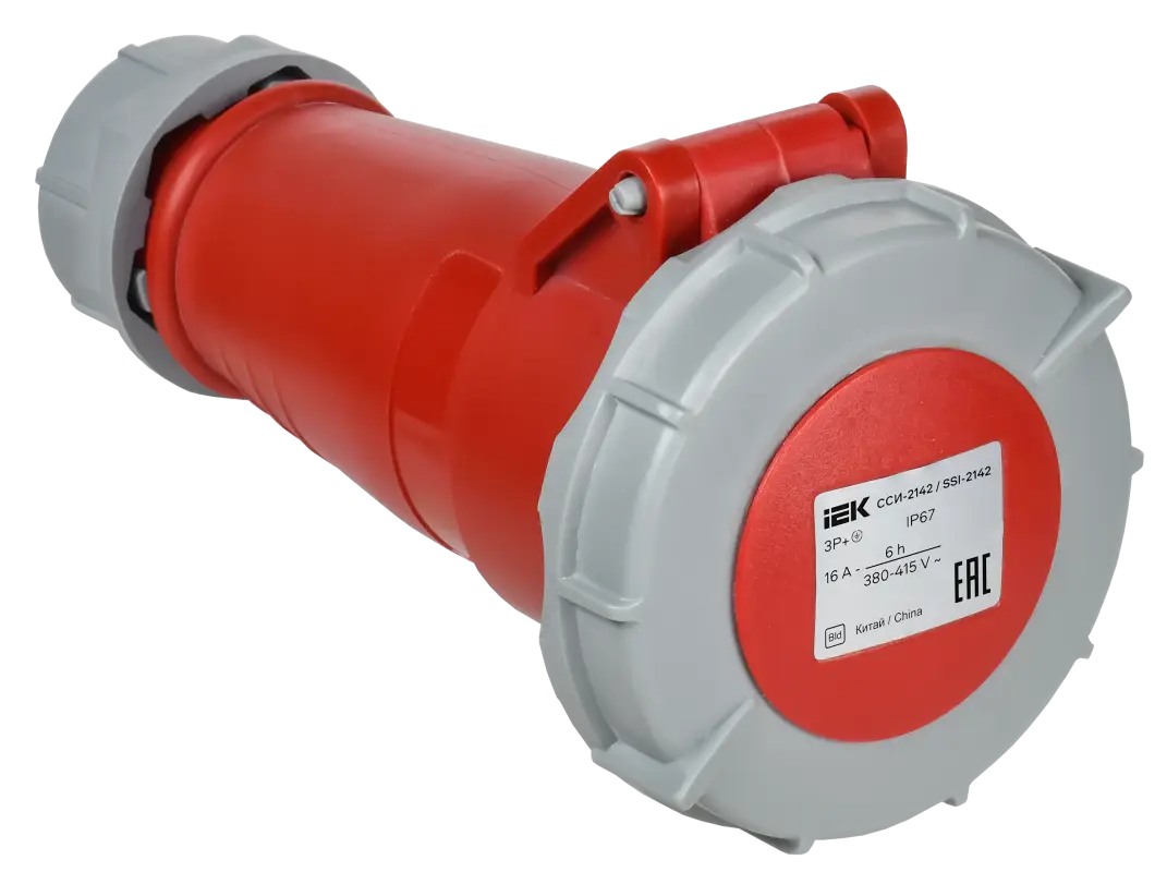 Розетка переносная ССИ-2142 16А 6ч 380В 3P+PE IP67 IEK