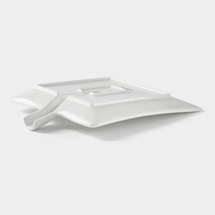 Блюдо Magistro &laquo;Лопатка&raquo;, 24.5&times;18 см, фарфор, белое