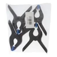 Струбцины быстрозажимные, прищепки, 4", зажим до 50 мм, 4 шт.