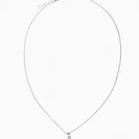 Кулон &laquo;Нежность&raquo;, на цепочке, голубой в серебре, 45 см