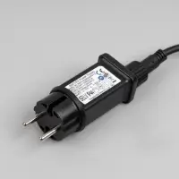 Гирлянда &laquo;Клип-лайт&raquo; 3 нити по 10 м, IP44, УМС, тёмная нить, 198 LED, свечение тёплое белое, 8 режимов, 24 В