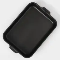 Противень Доляна Promo, 23&times;30 см, антипригарное покрытие, бордовый