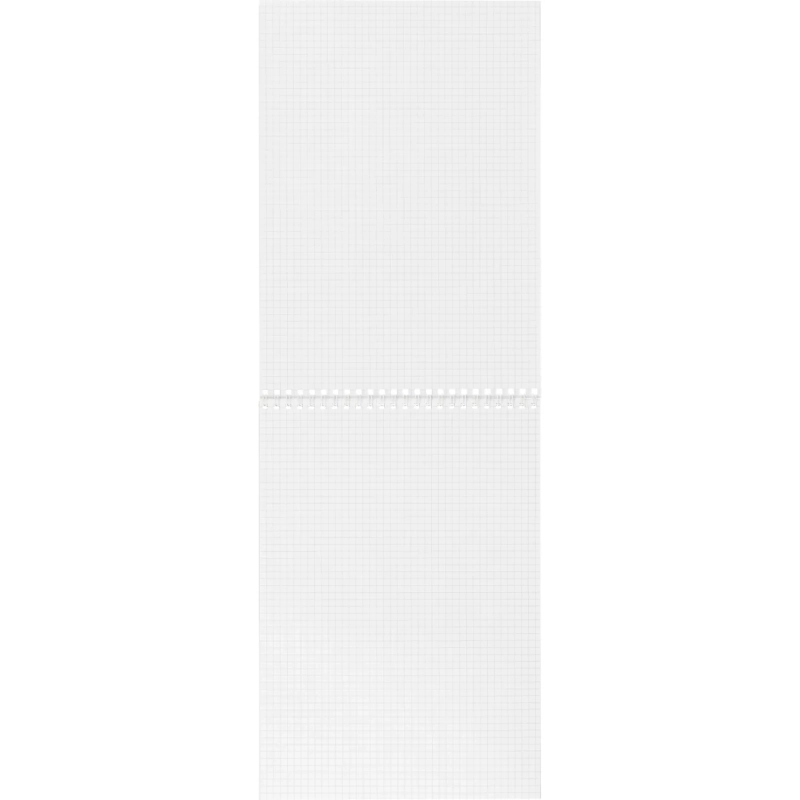 Блокнот А4,40л,клетка,метал.гребень,цв.обложка Forma