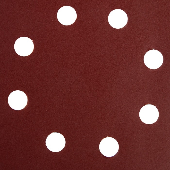 Круг абразивный шлифовальный под  Круг абразивный шлифовальный под "липучку" ТУНДРА, перфорированный, 150 мм, Р600, 5 шт.