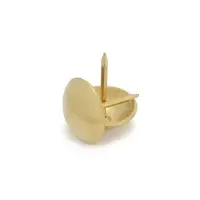 Гвозди ТУНДРА, декоративные, обивочные, 19&times;22 мм, золото, фасовка 50 шт.