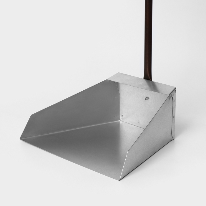 Совок для мусора 310×240 мм, ручка 85 см, оцинковка 0,5 Совок для мусора 310×240 мм, ручка 85 см, оцинковка 0,5