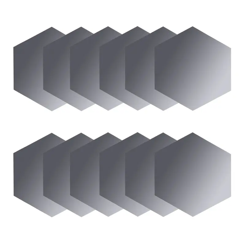 VETTA Наклейки зеркальные "Соты", 12 шт., 16x18,4x9,2 см