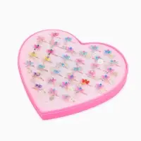 Кольцо &laquo;Выбражулька&raquo; стрекоза с подвеской, МИКС, безразмерное (фас. 36 шт.)