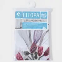 Штора для ванной Доляна &laquo;Нежность&raquo;, 180&times;180 см