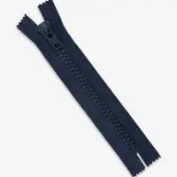 Молния &laquo;Трактор&raquo;, №10, неразъёмная, замок автомат, 18 см, тёмно-синяя