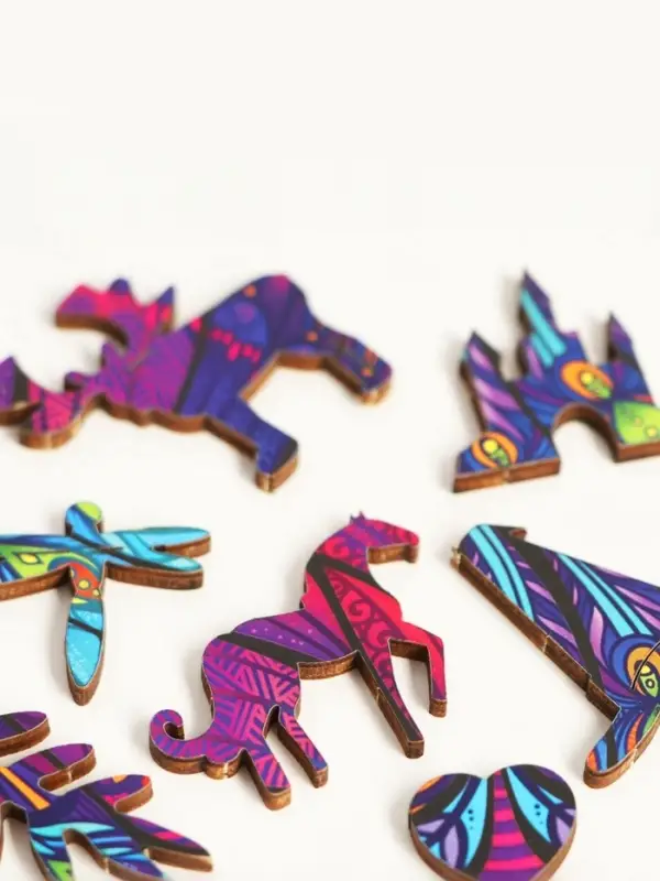 Пазл деревянный фигурный Puzzle &laquo;Сказочная сова&raquo;, 87 элементов