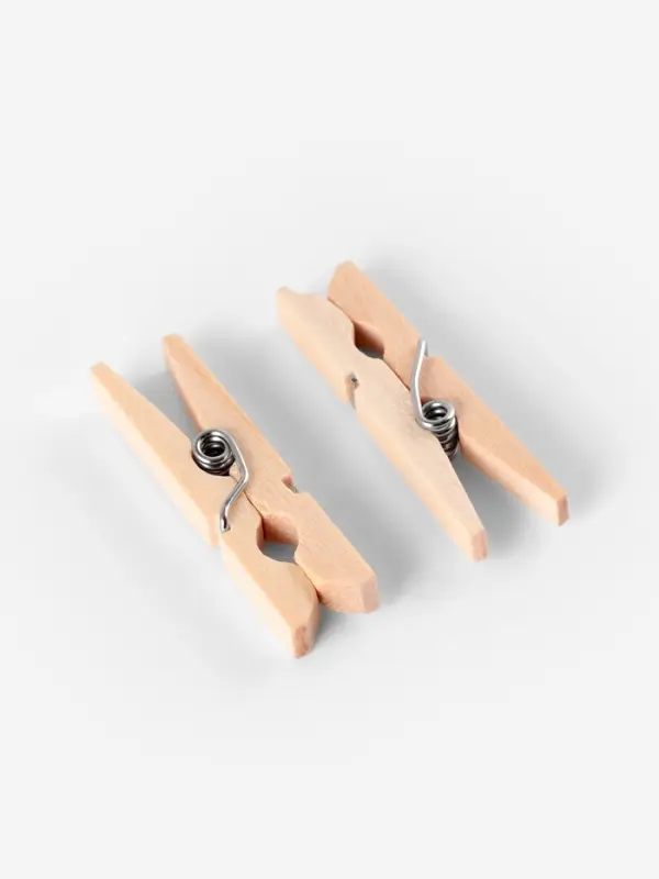 Прищепки для шитья, 3&times;0.5&times;0.3 см, 10 шт., бежевые