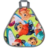 Ледянка мягкая Bear, треугольная, цвет МИКС Ледянка мягкая Bear, треугольная, цвет МИКС