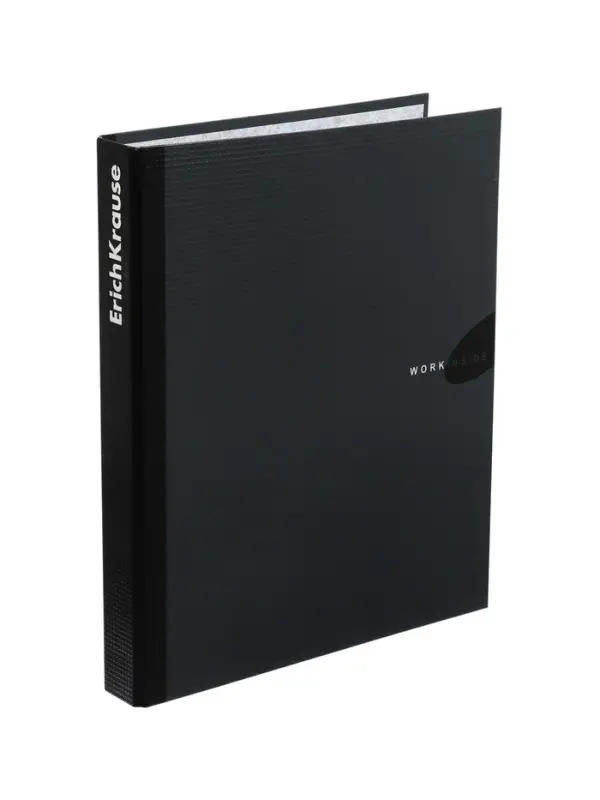 Папка на 4 кольцах А4, ErichKrause Work inside, 35 мм, 1750 мкм, черная