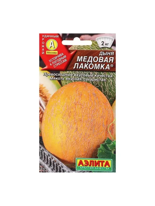 Набор семян Дыня Набор семян Дыня "Медовая лакомка", 5 шт.