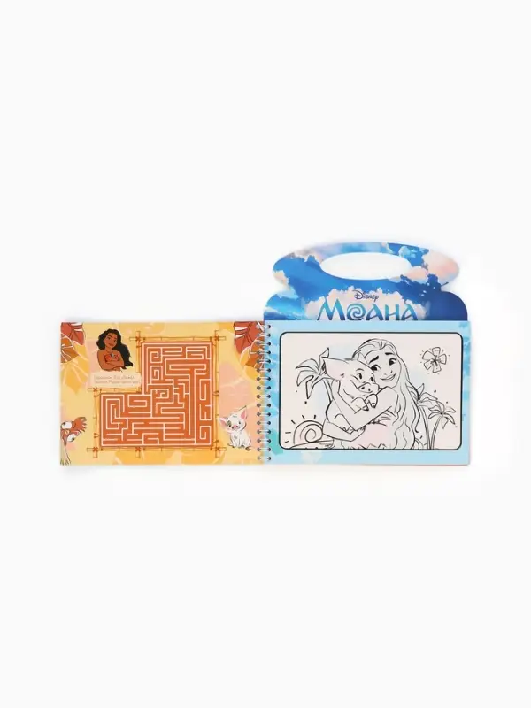 Раскраска водная &laquo;Поиски Пуа&raquo;, с маркером, многоразовая, Моана