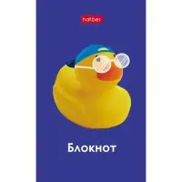 Блокнот А7, 48 листов, в клетку, на склейке, &laquo;#Мыутки&raquo;, обложка мелованная бумага, ламинация, трёхцветный блок, блок 60 г/м&sup2;, 5 В МИКС