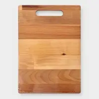 Доска разделочная, пропитана маслом, береза, 25х18х1,8/1,6 см