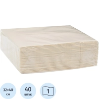 Салфетки бумажные д/столов.прибор.конвертAIRLAID32x40см ваниль50шт/уп 58218