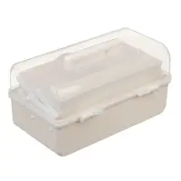 Бокс для таблеток тм VETTA, складной, 2 полки, пластик, 28,5х15,5х15,5см