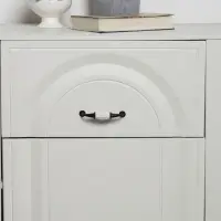 Ручка скоба STYLISH Ceramics 003, керамическая 96 мм, чёрная