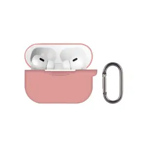 Чехол для AirPods Pro 3 с карабином №3 Pink