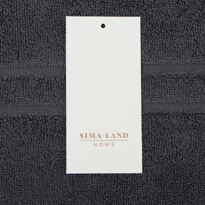 Коврик махровый SL HOME: Basic &laquo;Гри Сандре&raquo;, 50&times;70 см, хлопок 100%