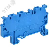 ARMAFIX Клемма пружинная CX2.5-3 BU 2,5мм2 трехконтактная синяя IEK