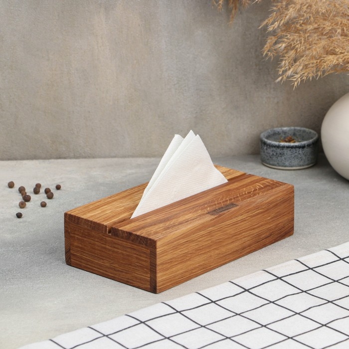 Салфетница-органайзер кухонный Adelica, 2в1, с отделением под чай и специи, 21×12×5,5 см, дуб Салфетница-органайзер кухонный Adelica, 2в1, с отделением под чай и специи, 21×12×5,5 см, дуб