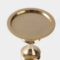 Подсвечник &laquo;Эйфория&raquo;, 12&times;12&times;23 см, алюминий