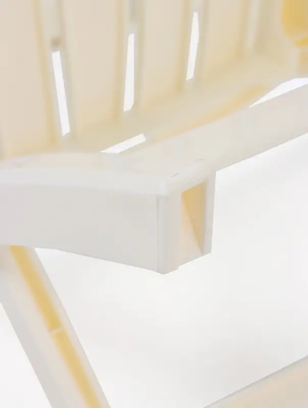 Стул садовый Decorona DeRiviera, 46&times;50&times;82 см, складной, пластиковый, белый