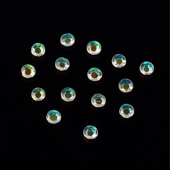Стразы для декора, 2 мм, голографические