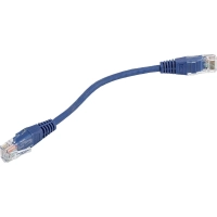 Патч-корд TWT TWT-45-45-0.15-BL UTP кат.5e, 0.15 м, синий