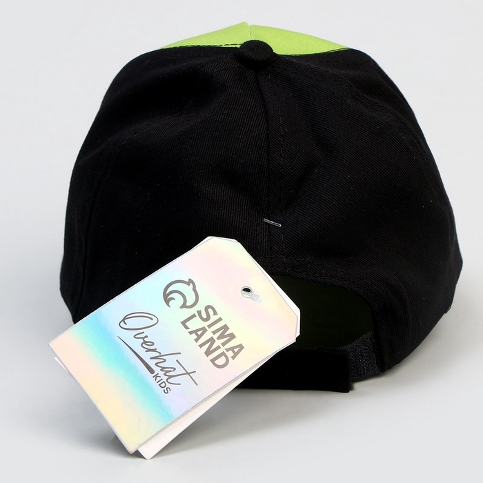 Кепка детская для мальчика Monster road, цвет чёрный, р-р. 52-54 Кепка детская для мальчика Monster road, цвет чёрный, р-р. 52-54