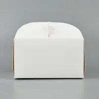 Упаковка для кондитерских изделий, под бенто - торт «Белая», 14×14×8 см