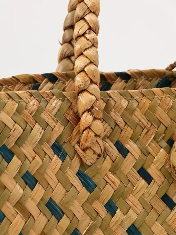 Сумка плетёная из пандана и водного гиацинта, 38&times;14&times;40 см