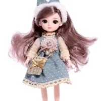 Кукла шарнирная &laquo;Арина&raquo; в платье, МИКС