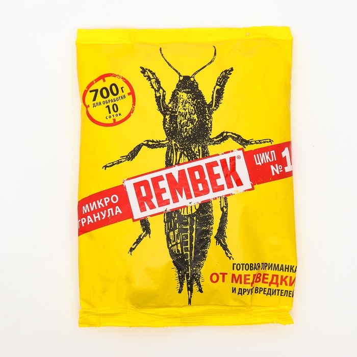 Средство от медведки и проволочника Средство от медведки и проволочника "Рембек", микрогранула, 700 г
