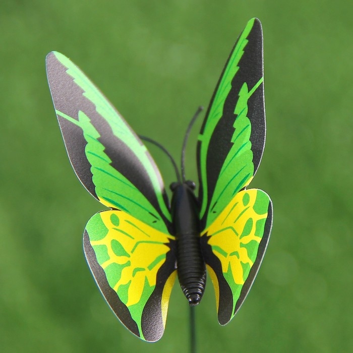 Штекер Штекер "Бабочка Атрис" 7х7см/30см, набор 25шт, МИКС