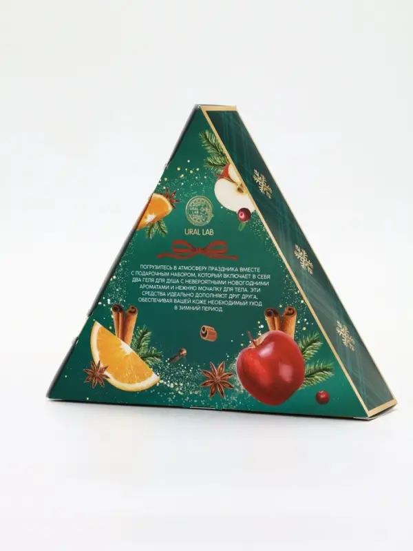 URAL LAB Арома Саунд Набор два геля для душа, 2х100 и мочалка для тела, яблоко и глинтвейн URAL LAB Арома Саунд Набор два геля для душа, 2х100 и мочалка для тела, яблоко и глинтвейн