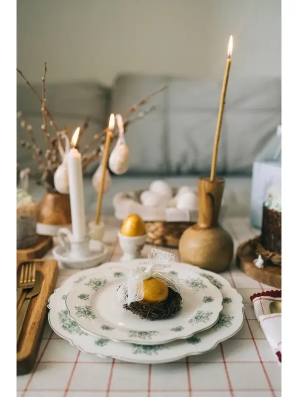 Тарелка WY Emerald Essence, d=20 см, фарфор, белая