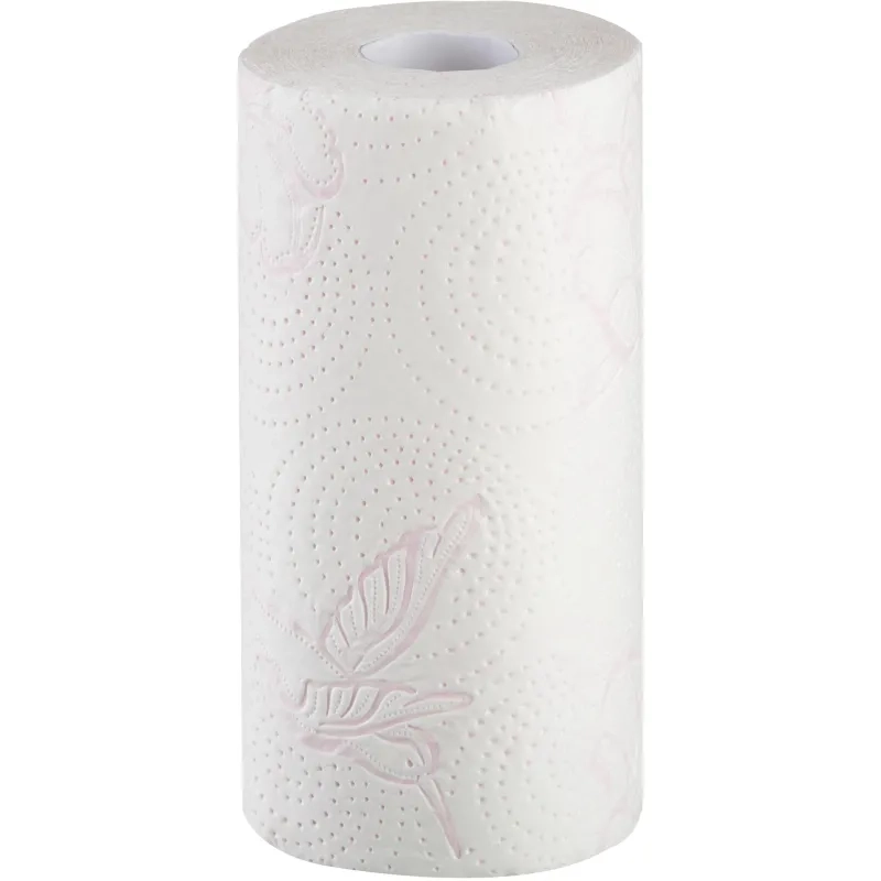 Полотенца бумажные VEIRO Colibri 3-сл.,бел.с гол.тиснен2рул./уп.8п32_ВлгЧлб