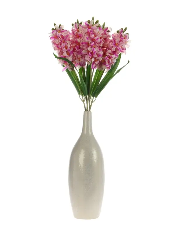 Цветы искусственные &laquo;Гиацинт галант&raquo;, 66&times;5 см, бело-сиреневые