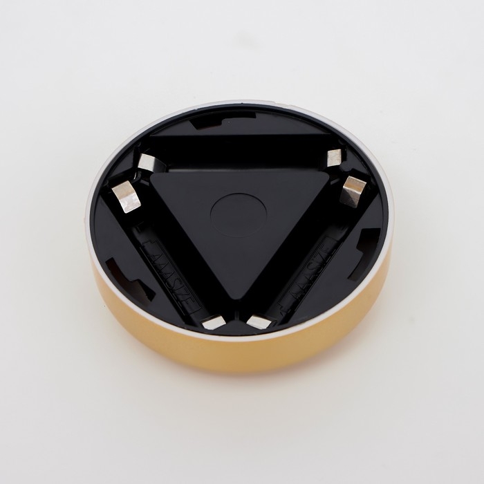 Светильник ночник Светильник ночник "Пушлайт" 4xLED 1,5Вт батарейки AAA 7см. золото(3 шт в наборе)