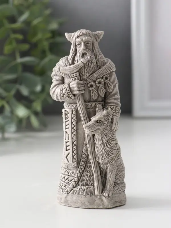 Фигурка славянский бог &laquo;Велес&raquo;, 11&times;5&times;4 см, серая