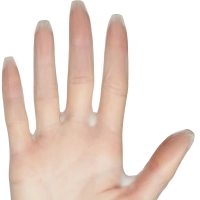 Перчатки однораз. виниловые, н/о, прозр. AVIORA (S) 50п/уп 5,5гр 402-637 ПС