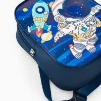 Рюкзак детский 20,5*9*24, отд на молнии, космос т-синий